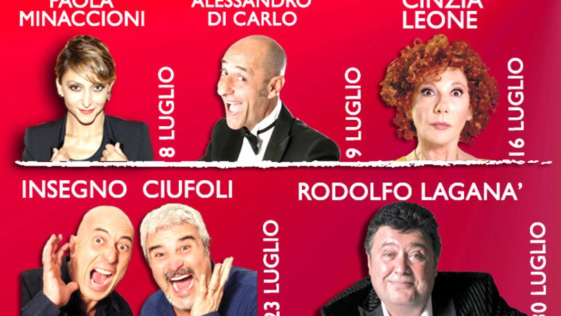 Paola Minaccioni apre le “Le Terrazze Teatro Festival”
