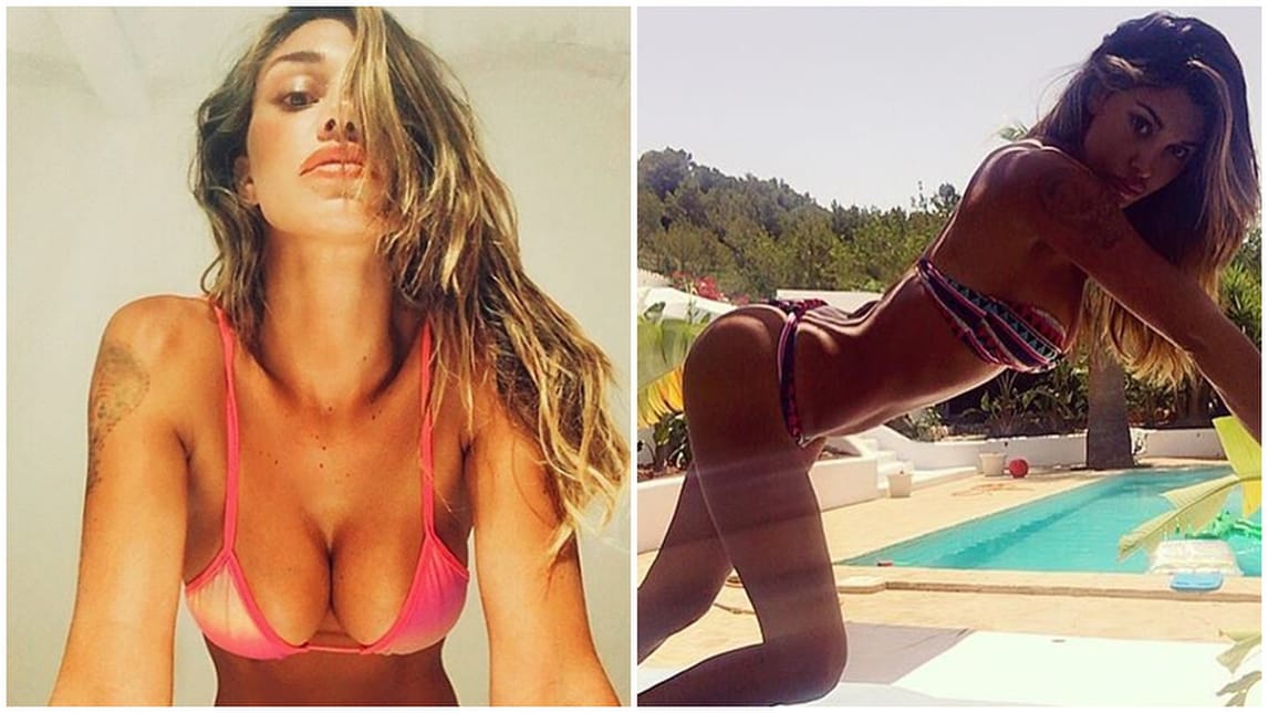 Belen Rodriguez esplosiva a Ibiza: il décolleté è da urlo!