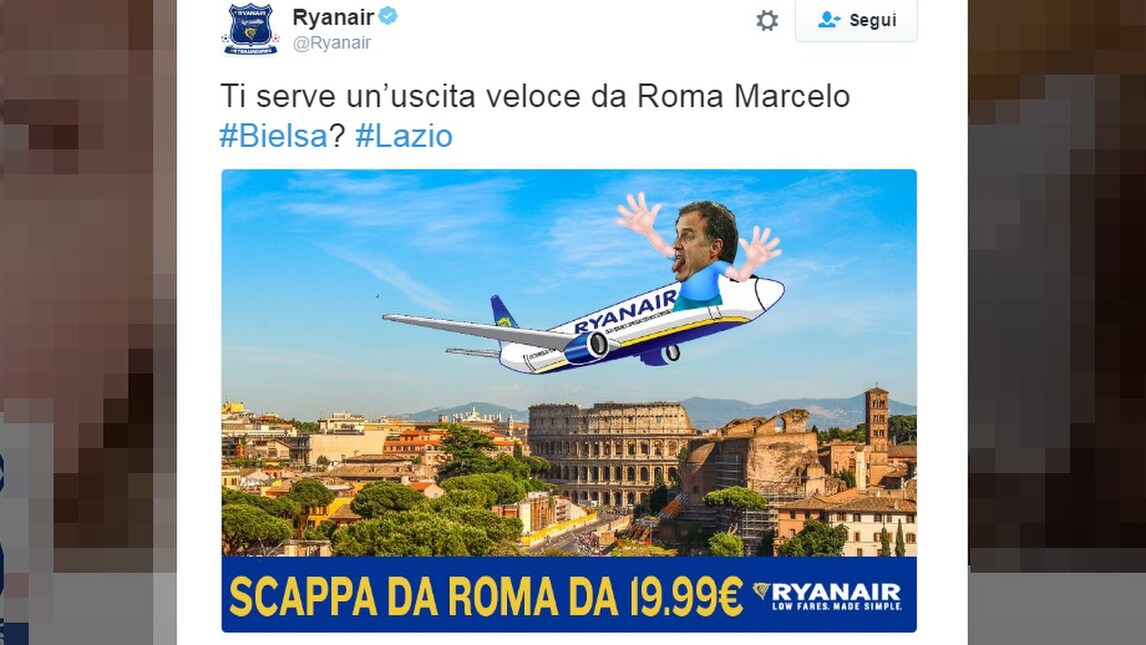 Bielsa rifiuta la Lazio, il web si scatena sul "Loco"