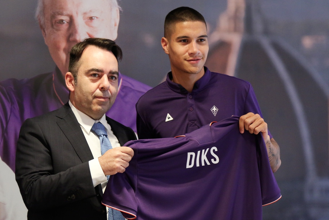 Calciomercato, Diks: «E' stato facile scegliere la Fiorentina»