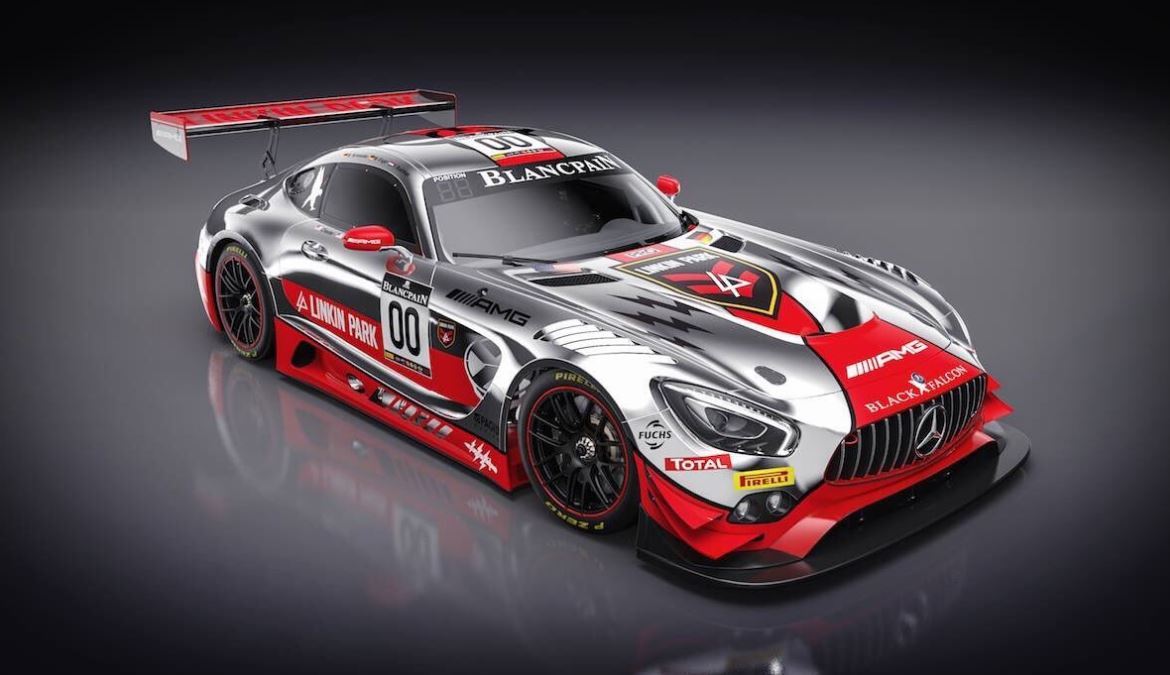 Una Mercedes disegnata dai Linkin Park alla 24 Ore di Spa 2016