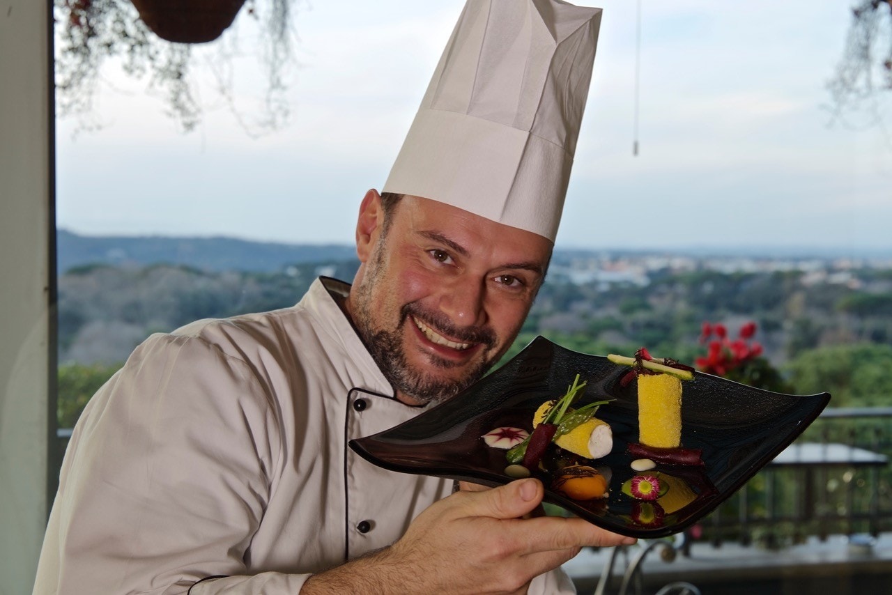 Stefano Marzetti e i suoi cannoli salati a Castel Romano