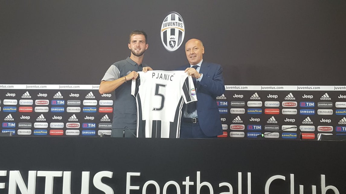 Pjanic si presenta : «Ho capito perchè la Juventus vince. Avrò il 5 del mio idolo Zidane»