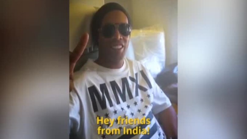 Ronaldinho: "India, sto arrivando"