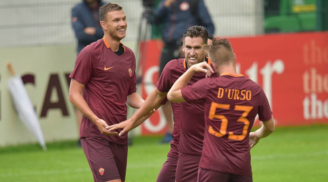 Diretta Pinzolo-Roma 0-16: Dzeko ne fa quattro, doppiette per Salah, Iturbe e Ricci