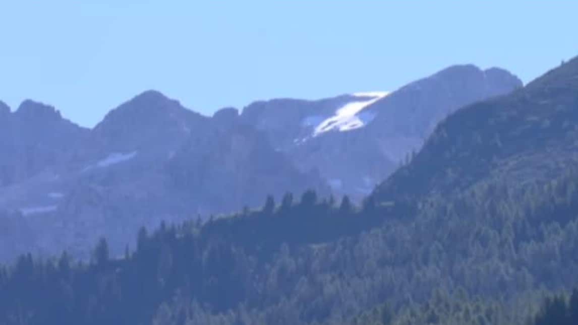 Pinzolo: l'allenamento mattutino della Roma