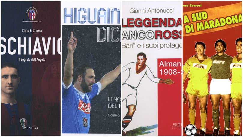 Le storie di due grandi bomber e due libri su Bari e Lecce
