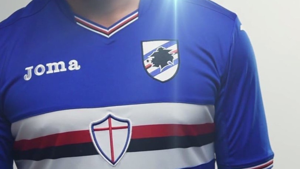 Sampdoria, ecco la nuova maglia