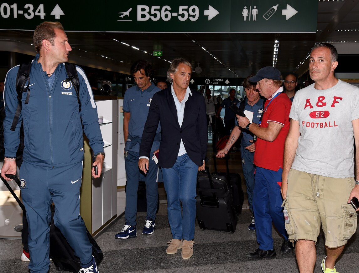 Inter in partenza per gli USA: Mancini c'è