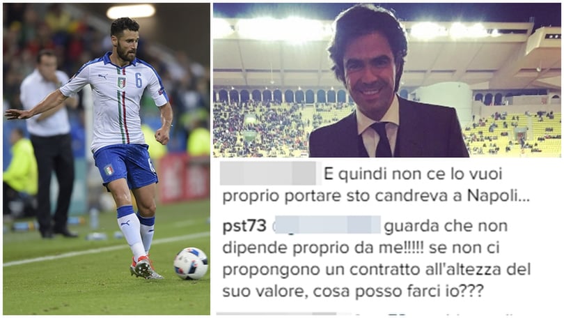 Calciomercato, Candreva-Napoli, l'agente su Instagram: «Contratto non all'altezza»