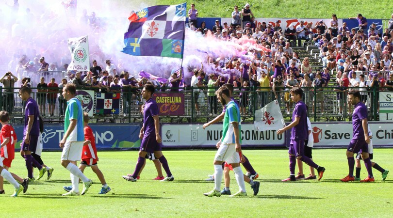 Serie A: la Fiorentina vince 3-1 in amichevole contro il Feralpi Salò, le immagini