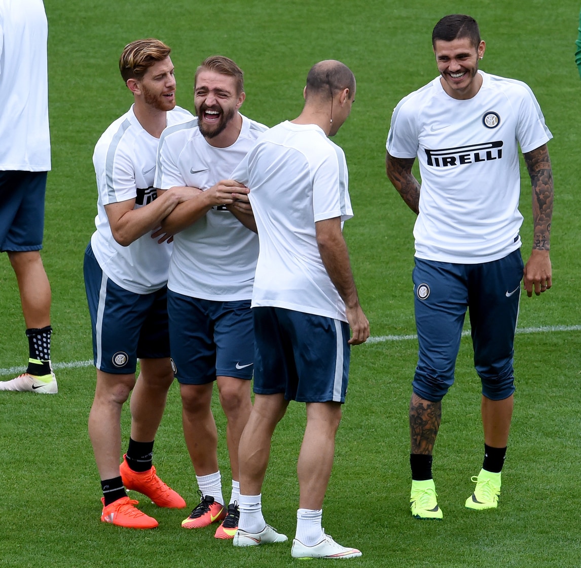 Inter, Ansaldi e Erkin a loro agio in nerazzurro: eccoli con Icardi