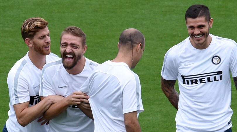 Inter, Ansaldi e Erkin a loro agio in nerazzurro: eccoli con Icardi