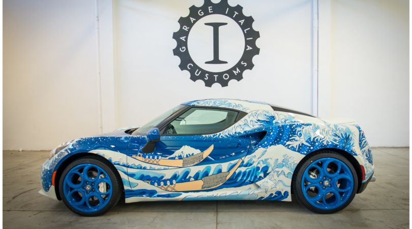 Alfa Romeo 4C "Hokusai", la coupé opera d'arte: foto