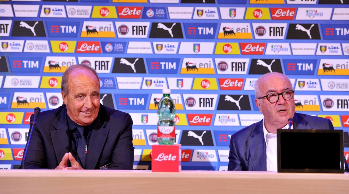 Italia: è il giorno di Ventura, le immagini della presentazione