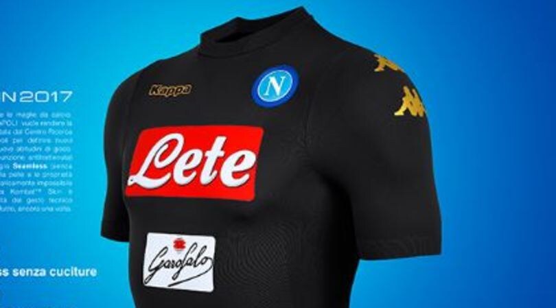 Napoli, la terza maglia sarà nera