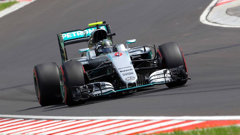 F1 Gp d'Ungheria, a Rosberg le seconde libere