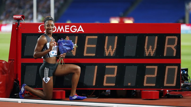 Atletica, incredibile Harrison: primato mondiale sui 100 ostacoli