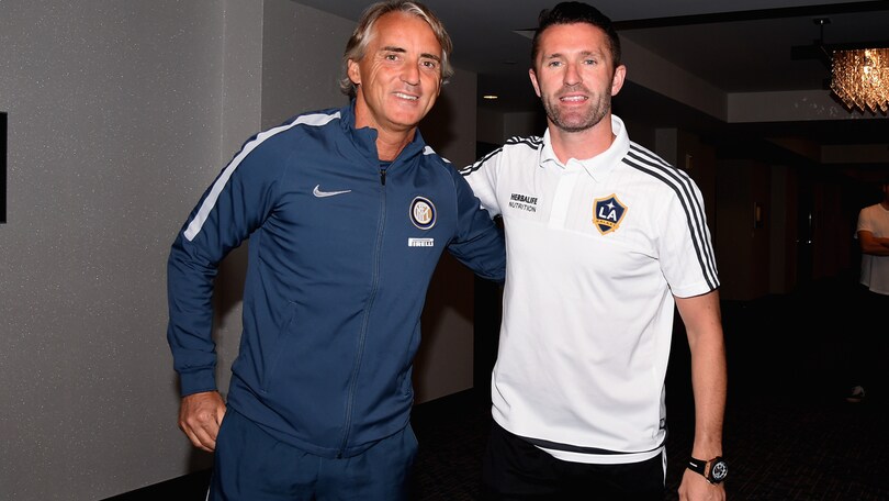 Inter, Mancini a Portland: eccolo con Keane e de Jong