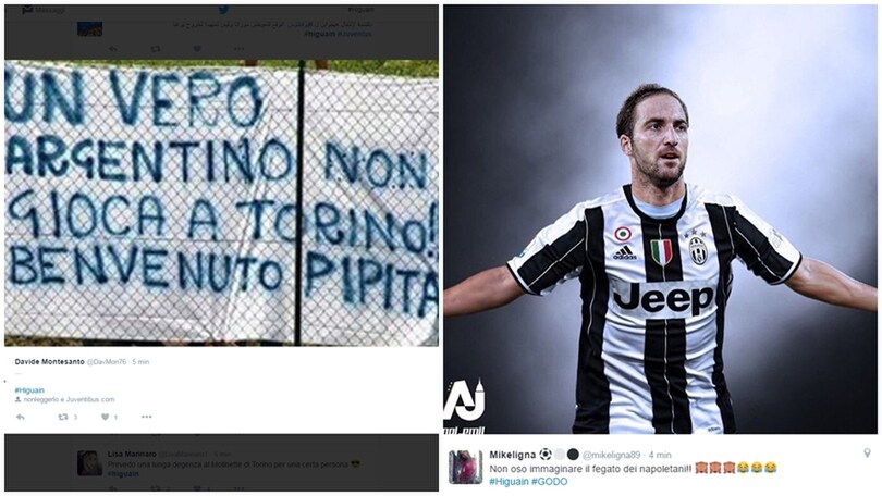 Napoli-Juventus, è duello social per il caso Higuain: ecco le reazioni