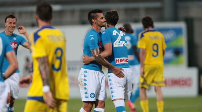 Trento-Napoli 0-4: doppietta di Gabbiadini