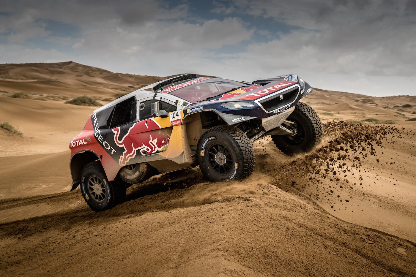 Despres Re Leone su Peugeot al Silk Way Rally
