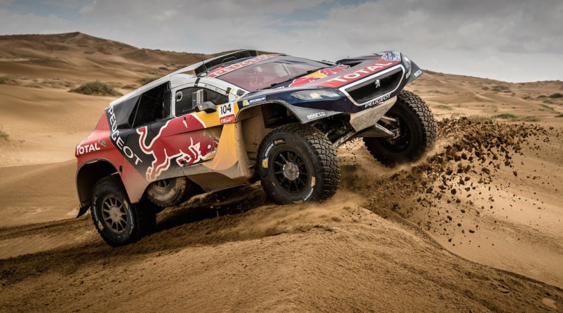 Despres Re Leone su Peugeot al Silk Way Rally