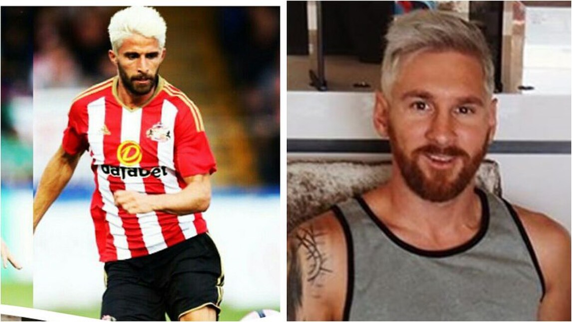 Messi si fa biondo. Social spietati: «Come Borini»