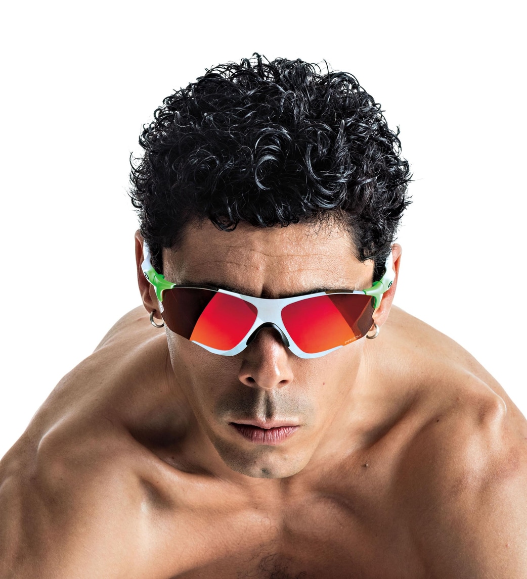 Green Fade di Oakley per Aurelio Fontana alle Olimpiadi