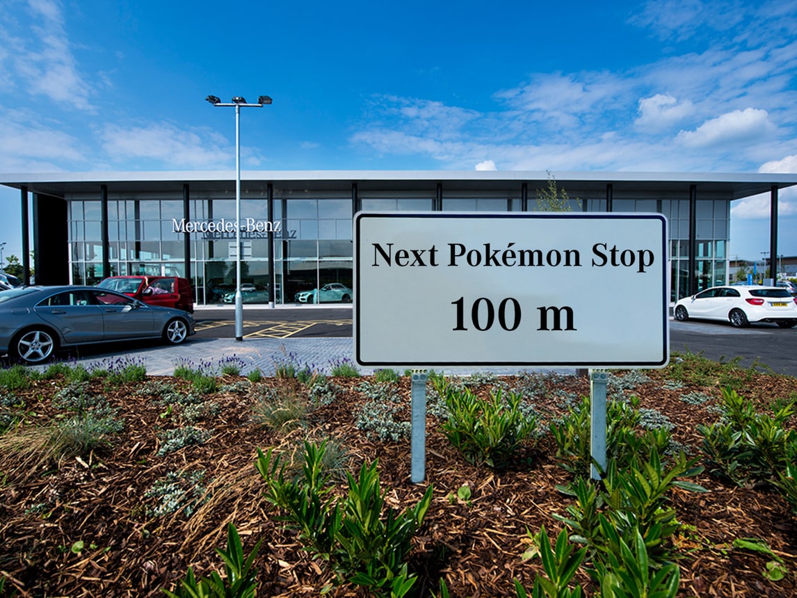 I concessionari auto usano Pokemon Go come esca