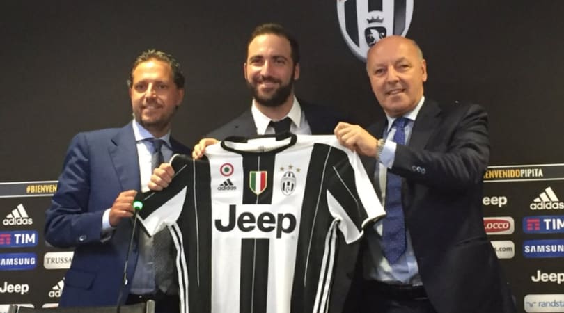 Juventus, Higuain: «Sono qui per vincere. Via da Napoli per De Laurentiis»