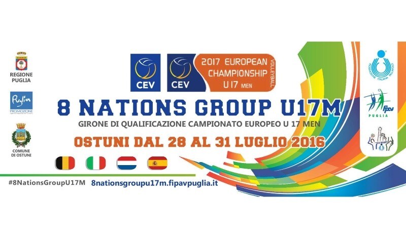 Volley: Al via oggi l'8 Nations group U17M di Ostuni