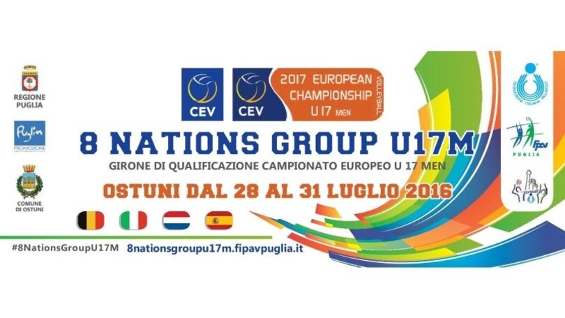 Volley: Al via oggi l'8 Nations group U17M di Ostuni