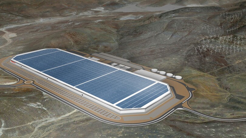 Tesla, svelata la Gigafactory da 5 miliardi
