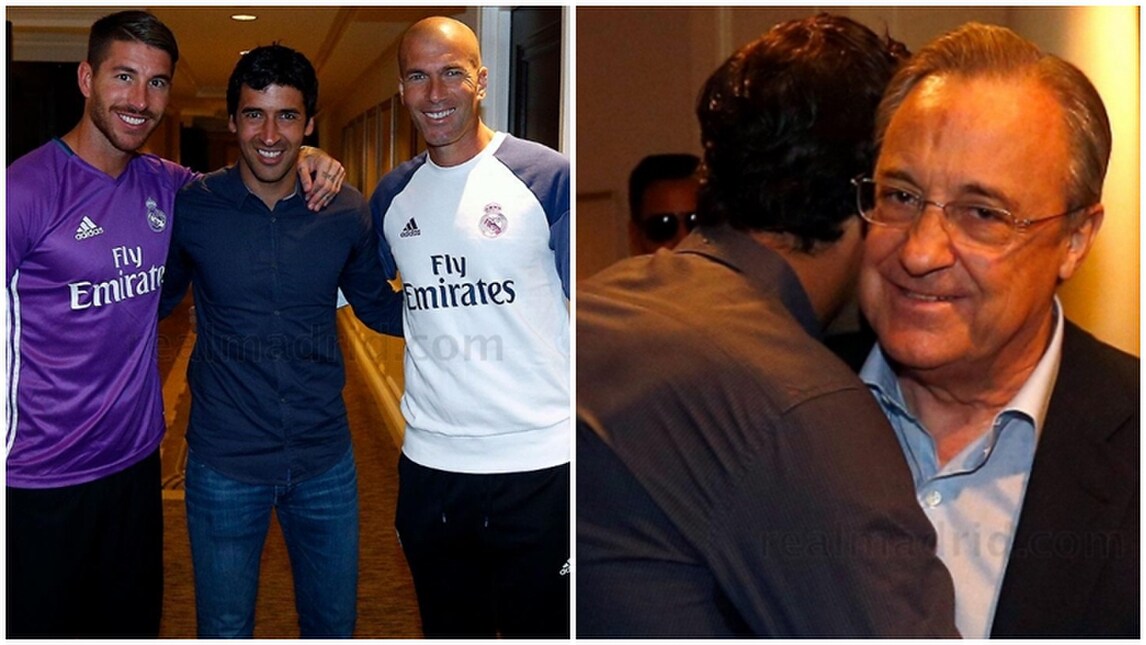 Liga, Raul visita il ritiro del Real Madrid a New York