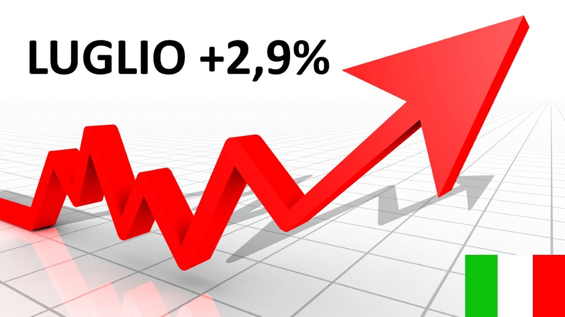 Mercato auto Italia, a luglio +2,9%