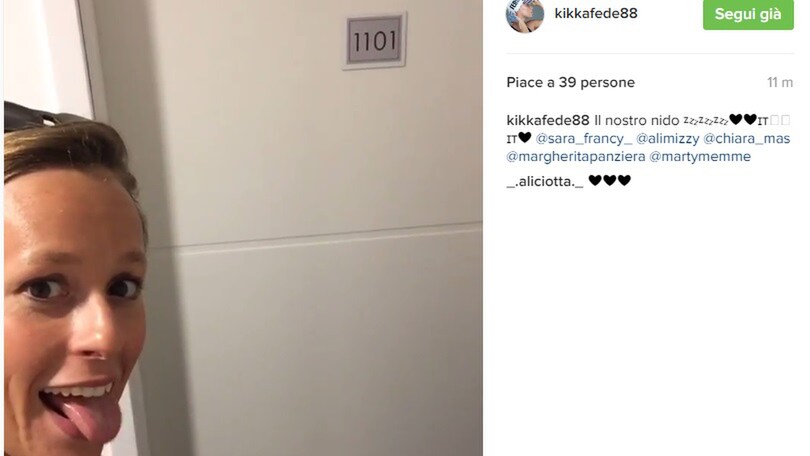 Olimpiadi, Federica Pellegrini svela il suo appartamento a Rio