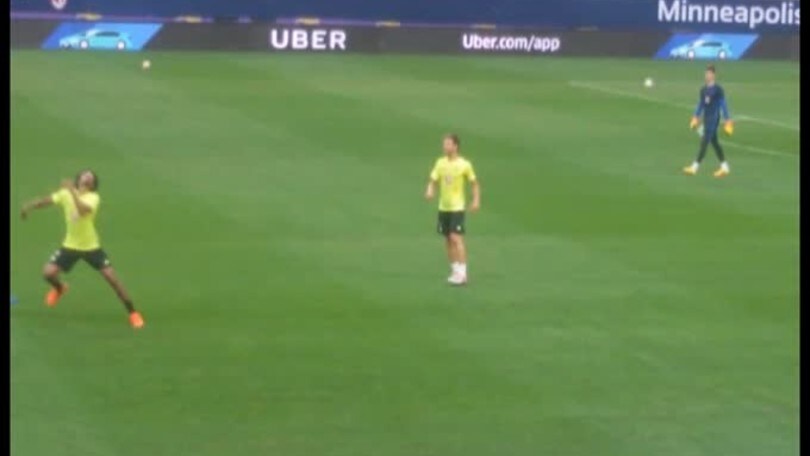 Cuadrado, magie in allenamento