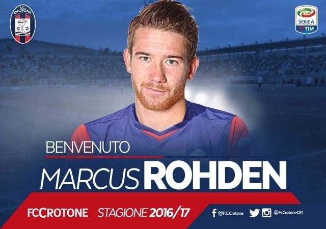 Calciomercato Crotone, ufficiale: sbarca Rohdén