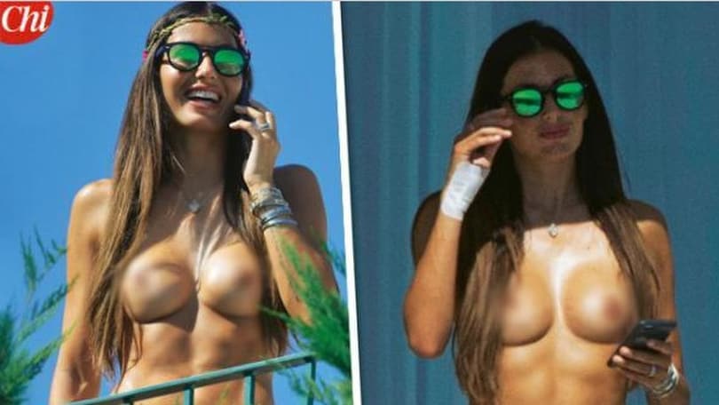 Elisabetta Gregoraci, è suo il topless dell'estate
