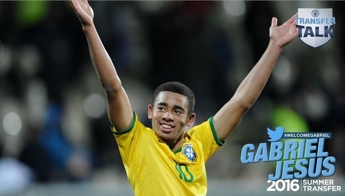 Calciomercato, Gabriel Jesus al Manchester City