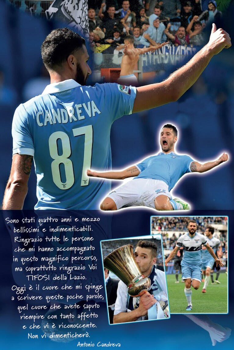 Calciomercato Lazio, Candreva saluta i tifosi: «Non vi dimenticherò»