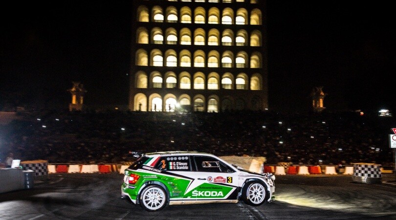 Rally di Roma, doppia prova show all'Eur