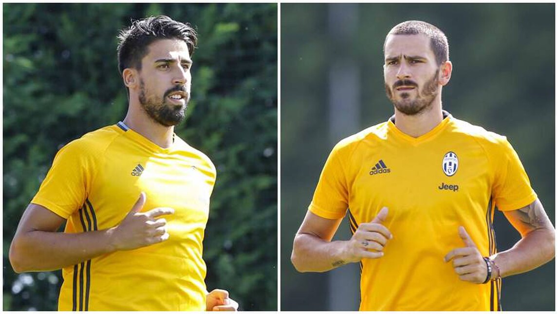 Serie A Juventus, ecco Bonucci e Khedira a Vinovo