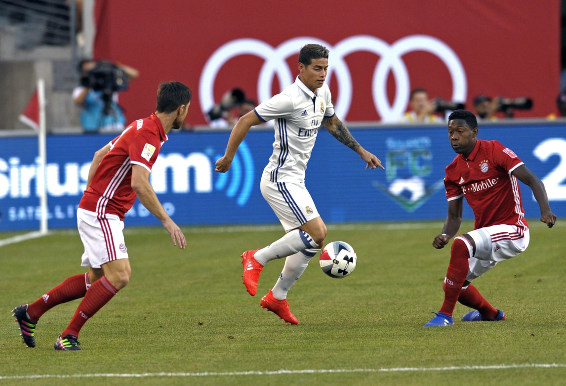 Calciomercato, «il Manchester United non molla James Rodriguez»