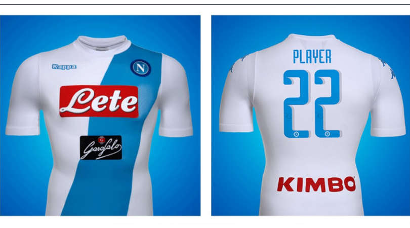 Napoli: ecco le prime immagini della 2ª maglia