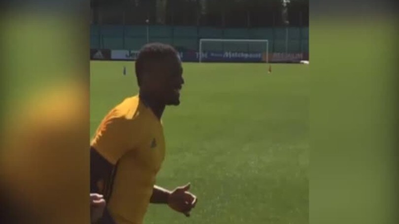 Evra, che entusiasmo in allenamento