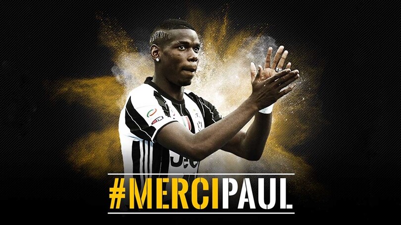 Juventus, il saluto a Pogba: Merci Paul