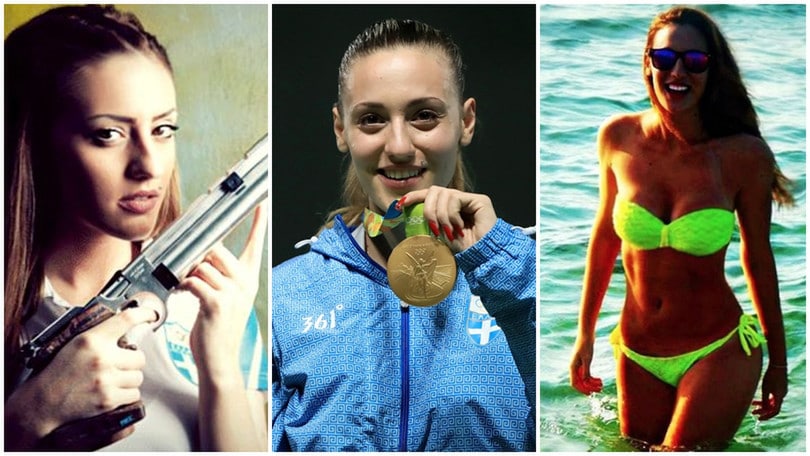 Rio 2016: Anna Korakaki, la sexy pistolera greca
