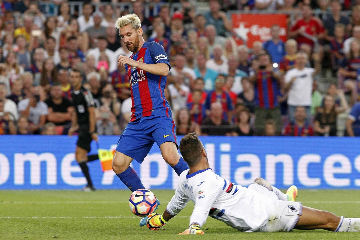 Trofeo Gamper, Sampdoria ko per 3-2 contro il Barcellona